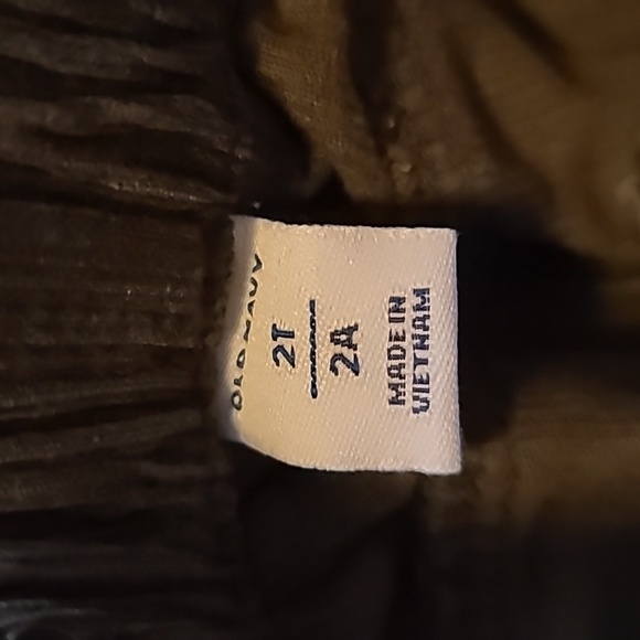 10 for $16 - Old Navy Girls 2T Olive Green Corduroy Adjustable Waist Pants - Picture 2 of 2